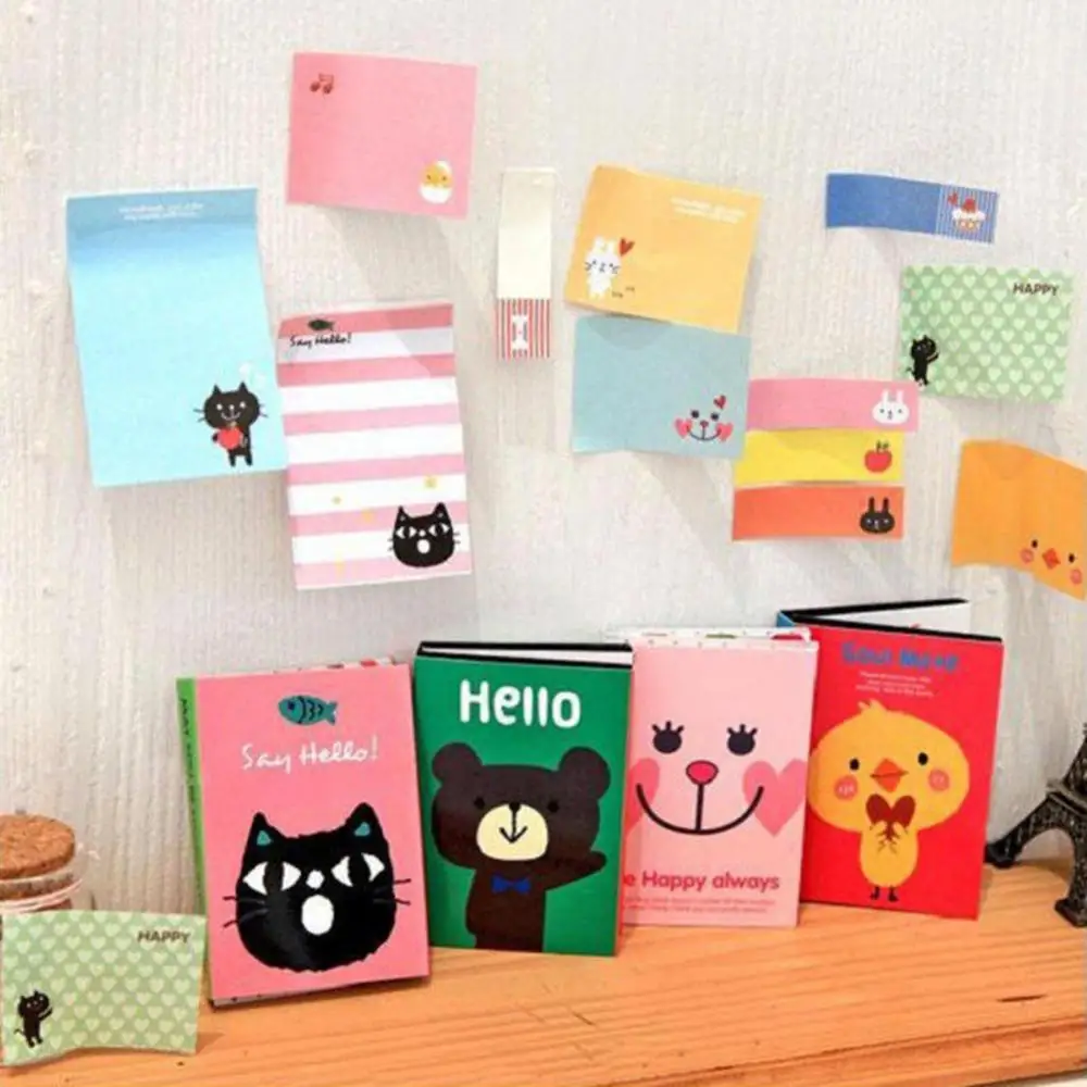 Animals Lovely Memo Pad Sticker Bookmark Marker Memo Flags Home Sticky Notes Office School Supplies