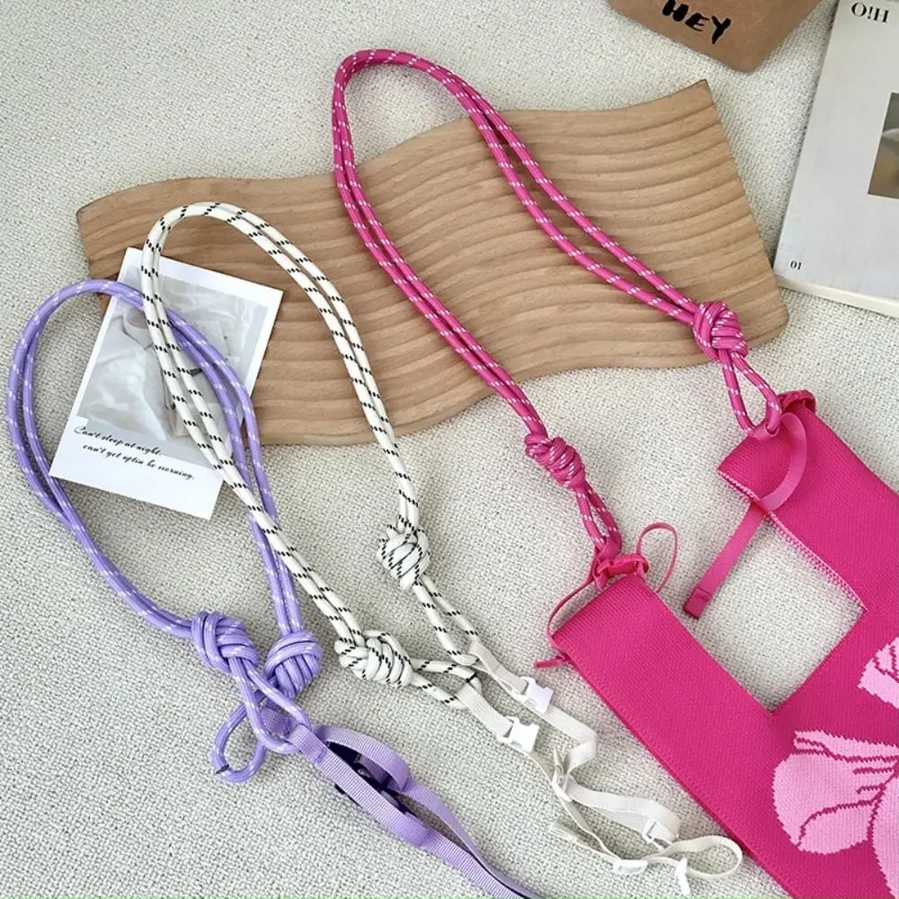 Adjustable Nylon Rope Strap Detachable Replacement Shoulder Bag Strap Stripe Handbag Belts Bag Accessories Bag Charms