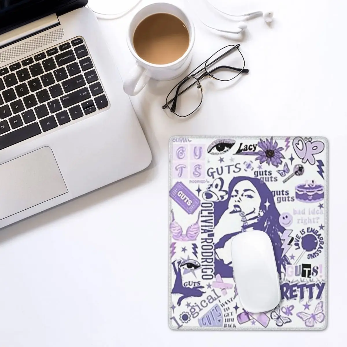 O-Olivia Singer R-Rodrigo Butterfly Poster Mouse Pad Gamer PC Laptop Mats Keyboard Computer Gaming Office Accessories Desk Mat