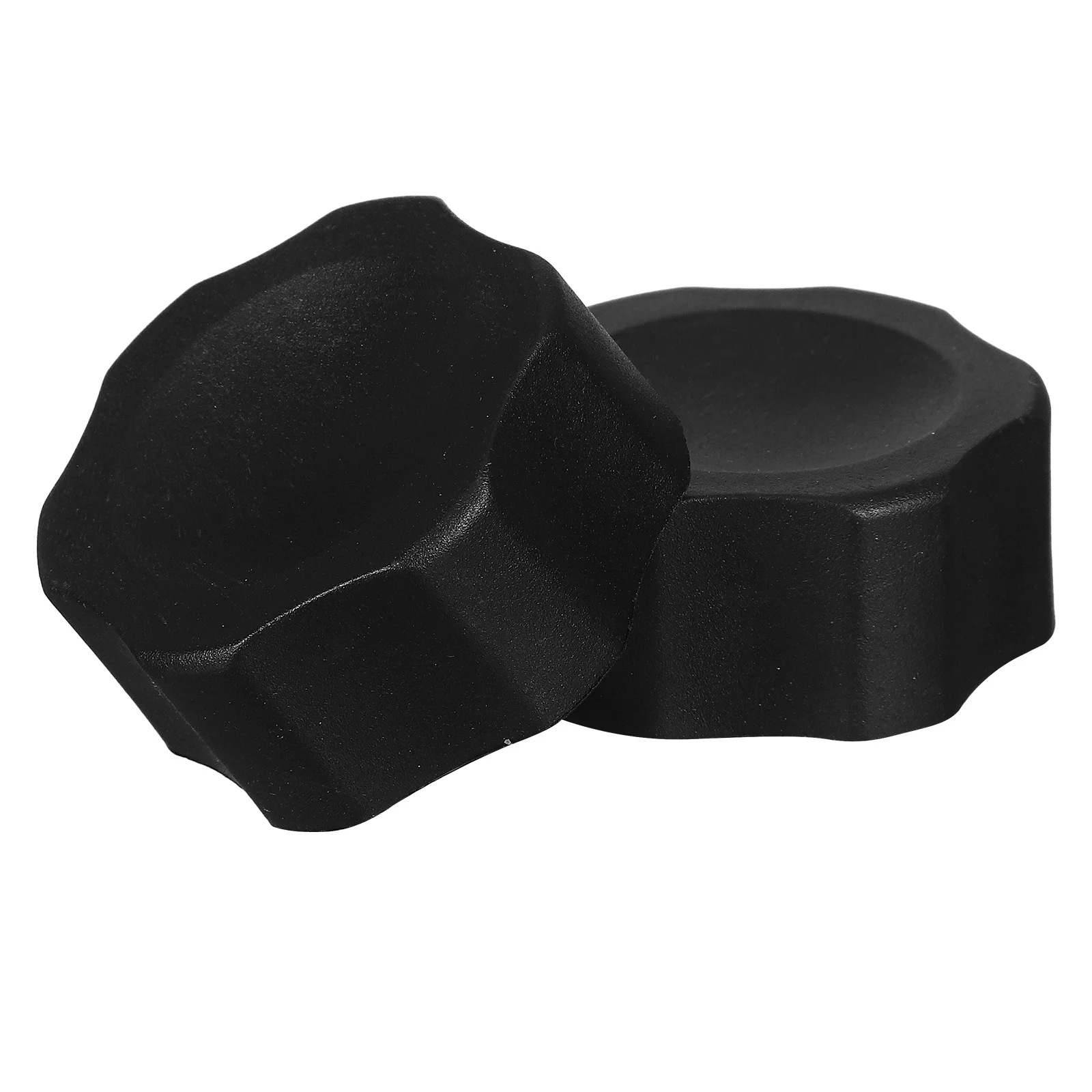 

2Pcs Drainage Hole Outdoor Umbrella Base Cover Prevent Rust Water Build-Up Patio Stand Weight Black 3.5cm Durable Protective