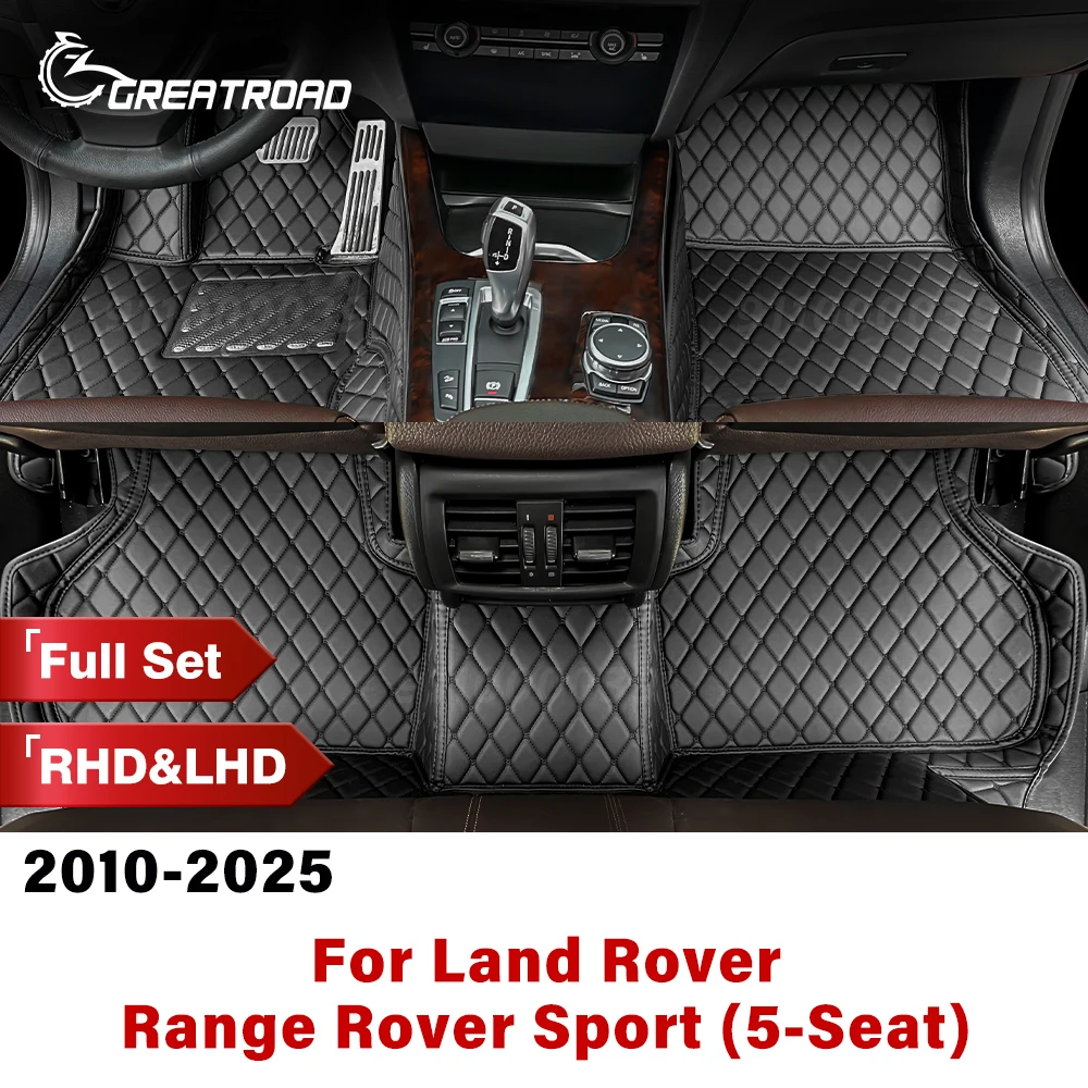 

Для Land Rover Range Rover Sport (5-местный) 2010-2024 автомобильный напольный коврик на заказ автомобильный ковер чехол аксессуары для интерьера защитные