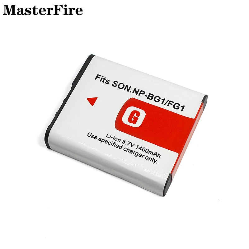 10x 3.7V 1400mah Rechargeable Battery NP-BG1 NP-FG1 for Sony Cyber-shot DSC-T20 H50 W30 W50 W55 W80 W70 W35 W40 Camera Batteries