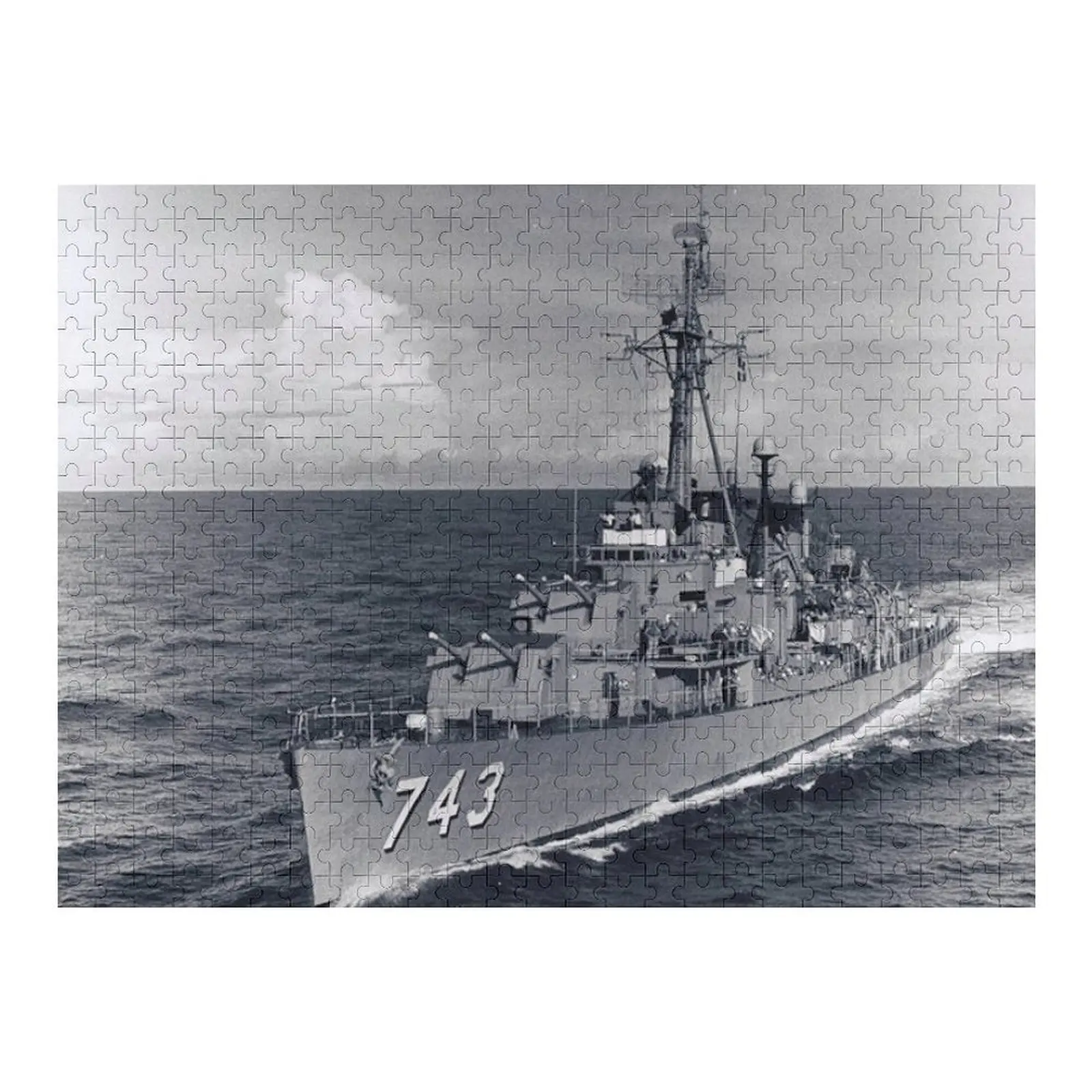 

USS SOUTHERLAND (DDR-743) SHIP'S STORE Jigsaw Puzzle Animal Wooden Name Puzzle