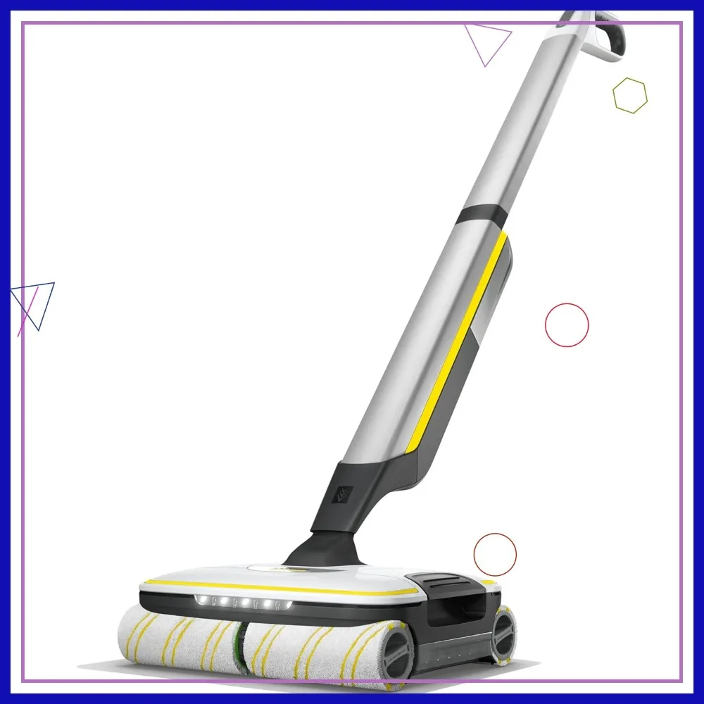 

Беспроводной очиститель для твердых полов с технологией 4-роликовой чистки для удаления влажных и сухих загрязнений, универсальная конструкция