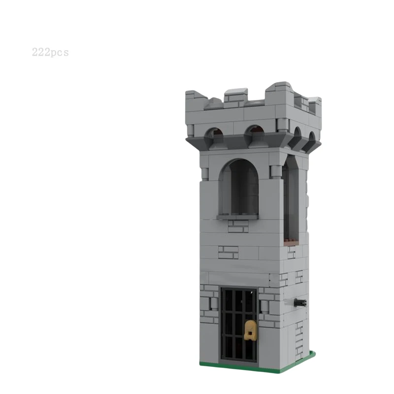 2022Newest Hot Selling Medieval Castle Architecture MOC Bricks Fan Uys Modular Castle Street View Model DIY Puzzle Adults Toy Gi