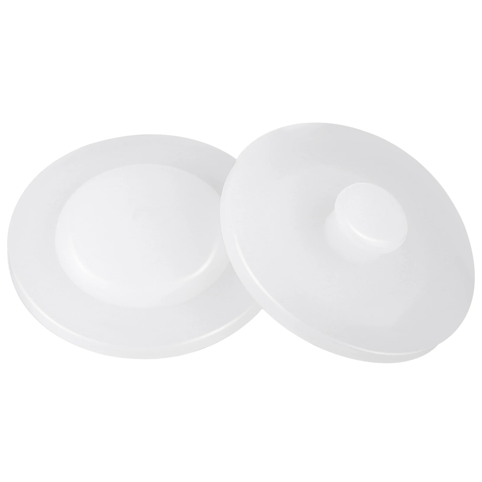 

2 Pcs Cup Belly Leak-proof Stopper Leaks Round Spill for Bottle Plug Silicone Leaking Reusable Stoppers Transparent Baby