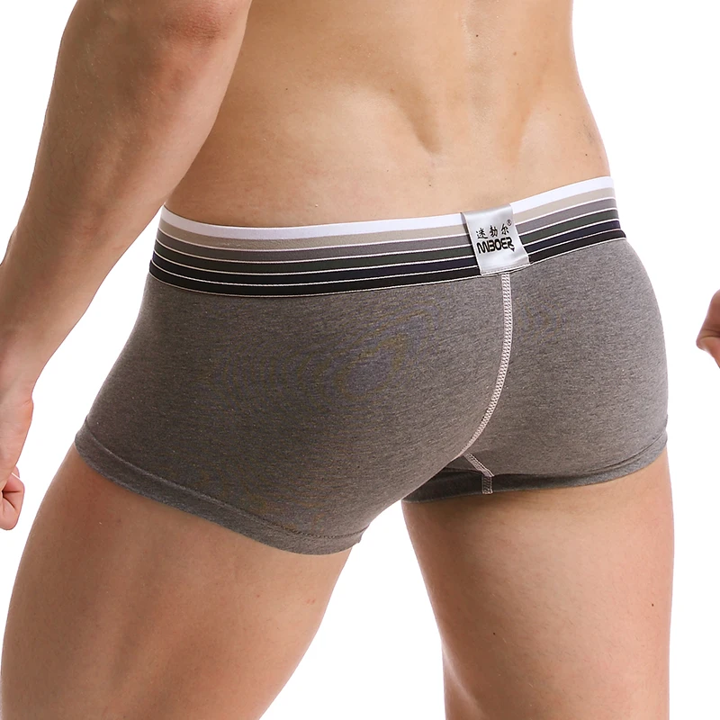 Fashion Boxer Shorts Men Underwear Undershorts Bikini Male Panties Cotton Homme Underpants Knickers