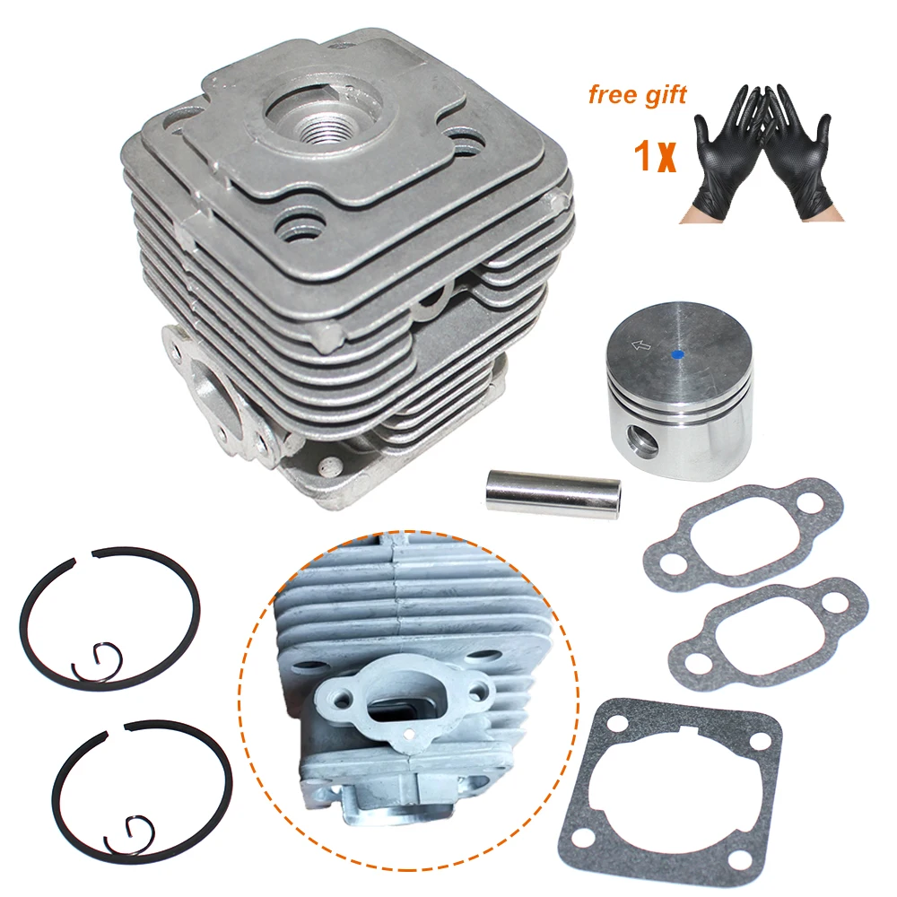 Cylinder Piston Kit for Oleo-Mac BC350 BC380 Sparta 37 370 38 380 381 Stark 37 38 3700 3800 OM36 EFCO 8370 8371 DS3500 DS3800