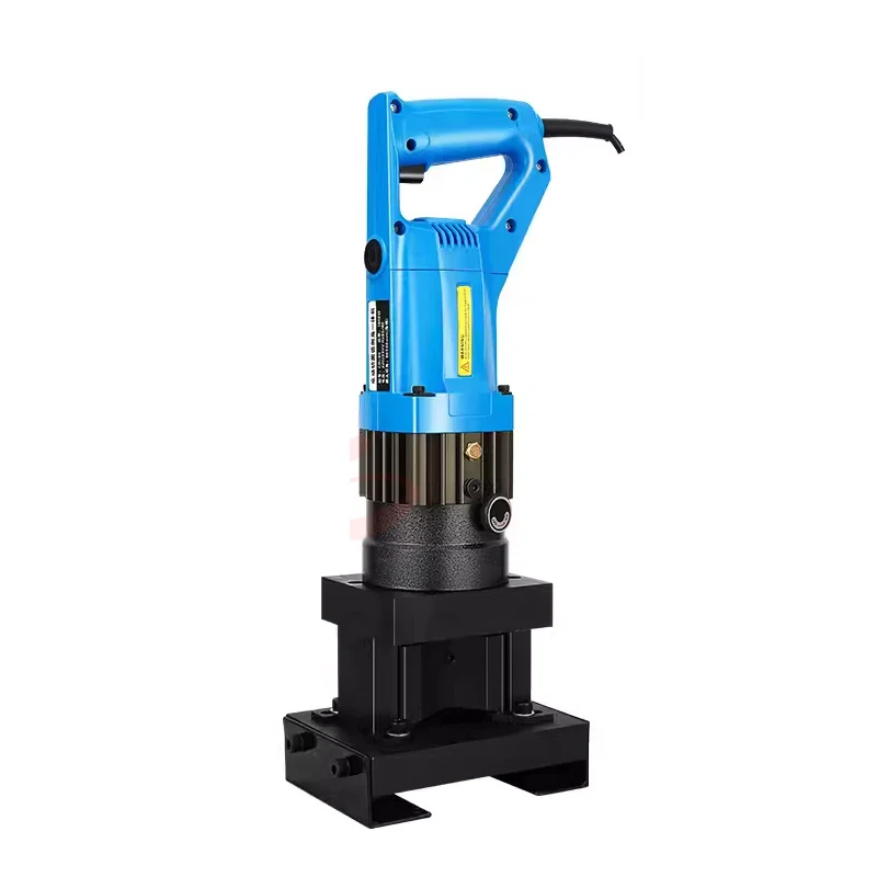Electric Hydraulic Punching Machine Angle Iron Angle Steel Small Channel Steel Stainless Steel Photovoltaic Punching Artifact