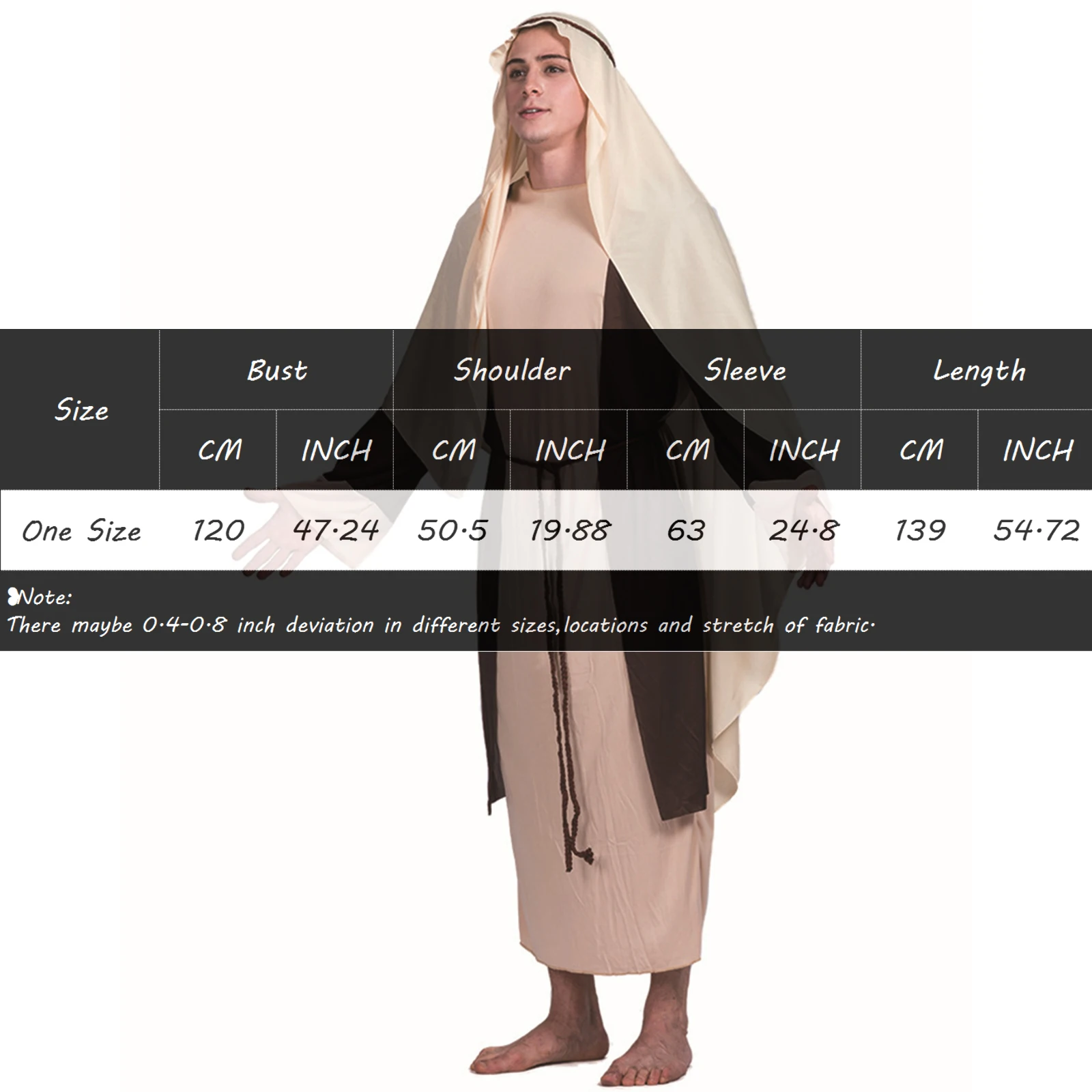 مجموعة ملابس أداء كبار السن الراعي في الشرق الأوسط، أزياء تنكرية للحفلات، أزياء أداء للبالغين، زي الشرق الأوسط