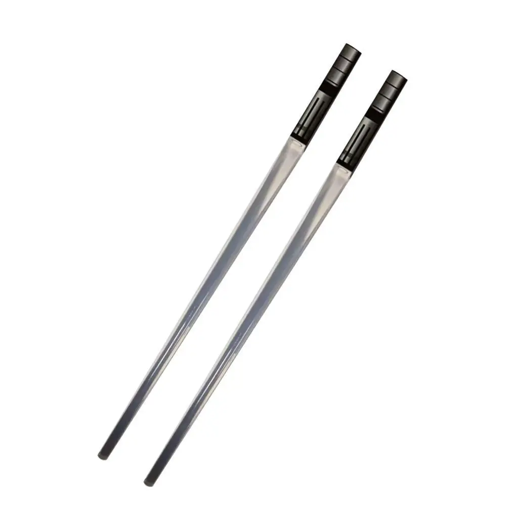LED Lightsaber Chopsticks Light up Tableware Portable Party Supplies (1 Pair) for Dinning Room Wedding Concerts Festival Kitchen