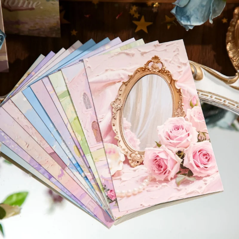 

30pcs Postcards“Gallery of Dreams” Series – Oil Painting-Themed Decorative Cards, Souvenir Cards, Greeting Cards, and Gifts