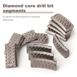 DC-XDSCB01 X shape diamond core drill bit segments 24x3.5x10mm wet drilling for concrete