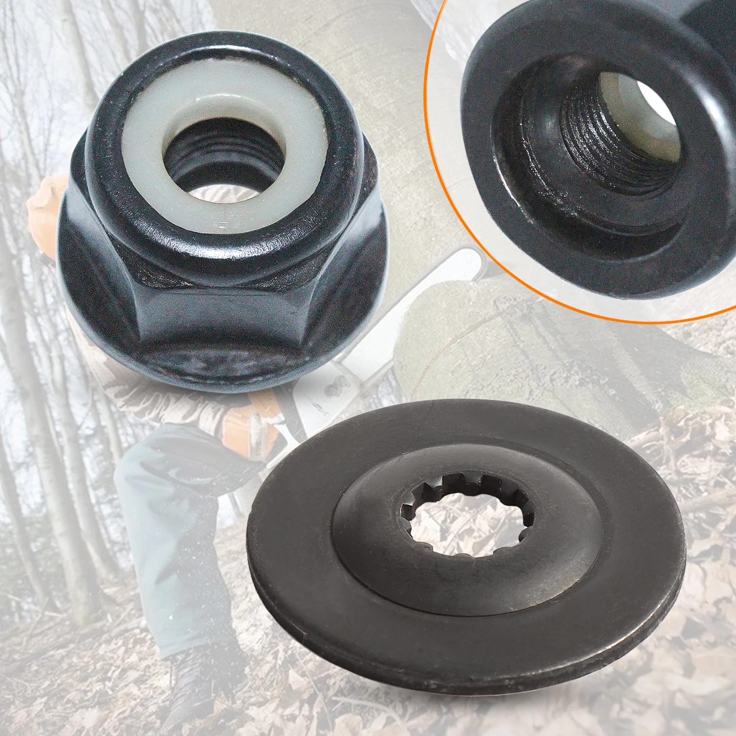 Lama di Spinta Rondella Collare Dado Per Stihl FS55 FS76 FS80 FS85 FS90 FS94 FS100 FS120 FS130 FS200 FS250 FS86 FS87 FS87R FS88