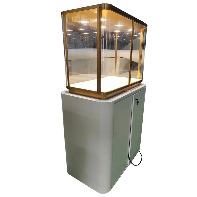 

Freestanding floor display cabinet