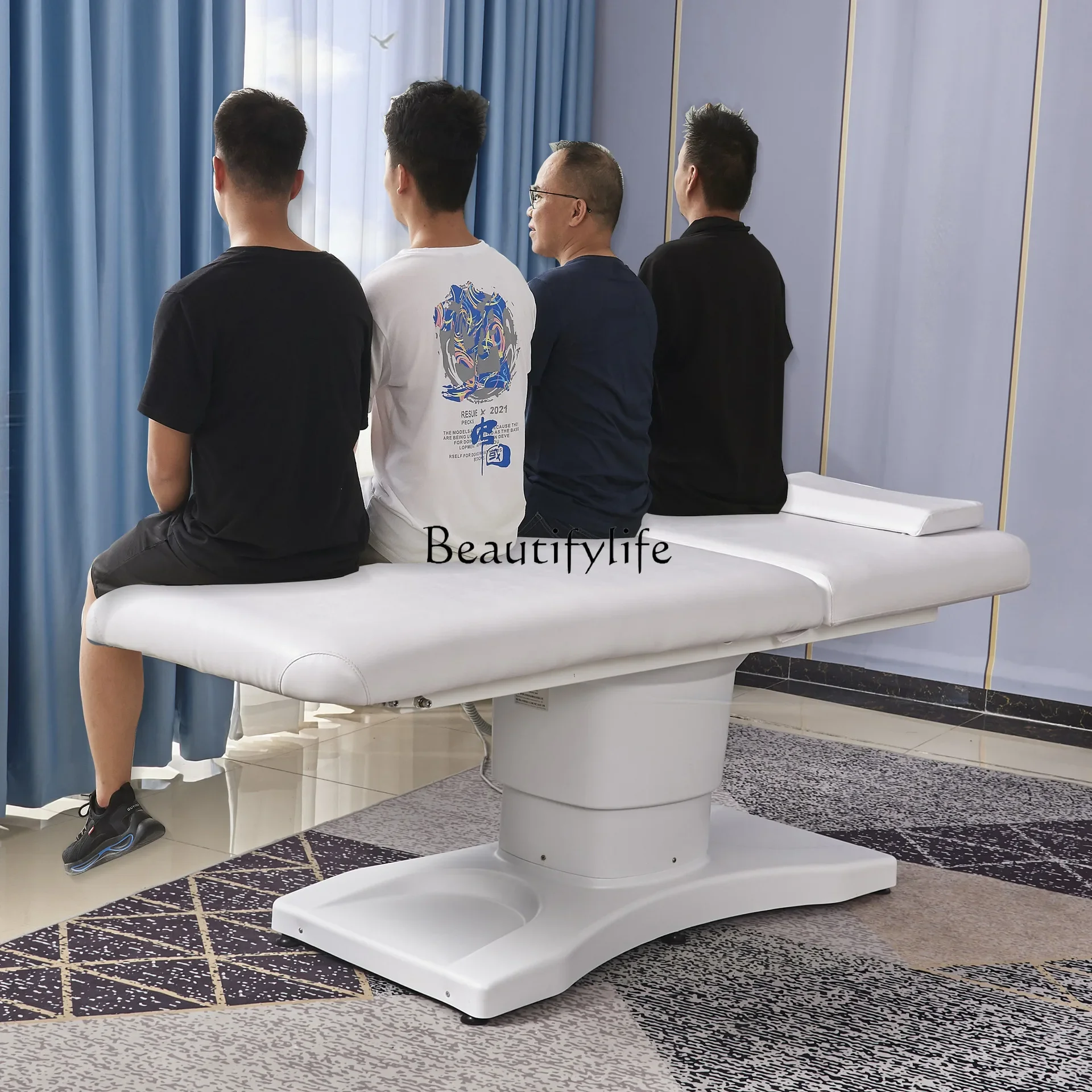 Electric beauty bed lifting multi-functional beauty salon special beauty massage massage bed