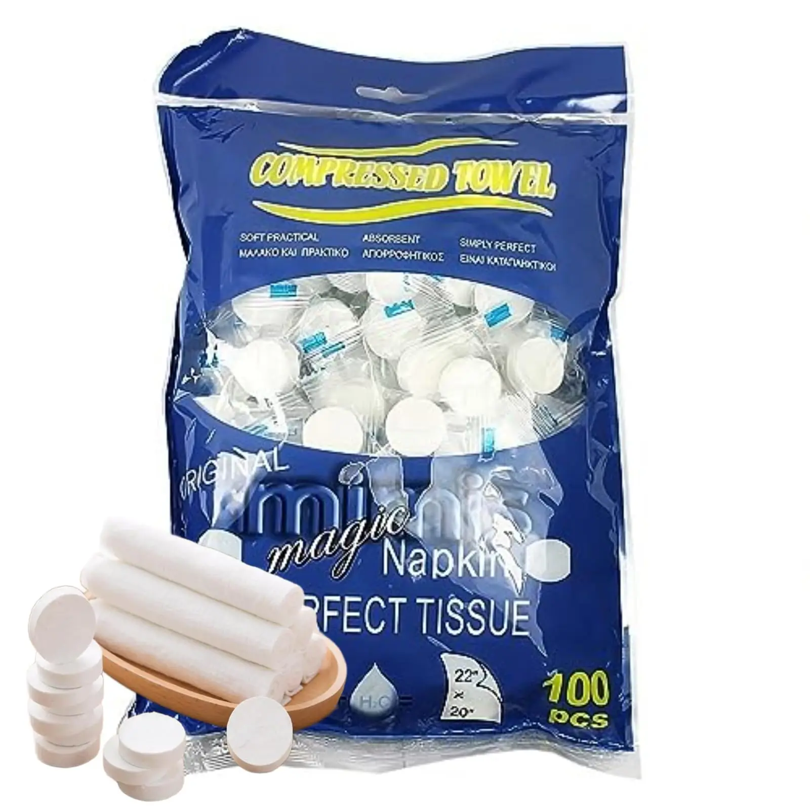 

10/50/100Pcs Compressed Towels Mini Tablets Disposable Portable Face Towel Cotton Coin Tissue for Travel Magic towel Home Hand W