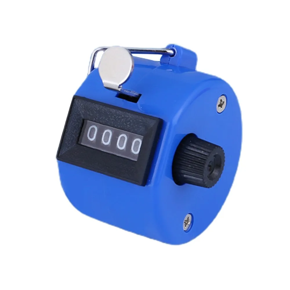 4 Digit Number Mechanical Hand Tally Counter No Batteries Required Tally Counter Clicker Pitch Counter Clicker for School Event