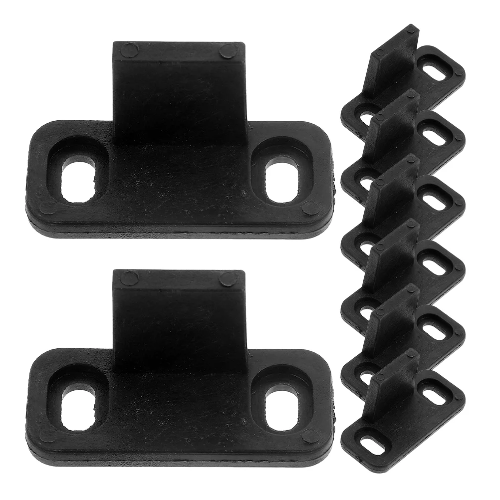 8 Pcs Sliding Door Guide Floor Hardware for Barn Locator Supplies Soft Close Kit Abs