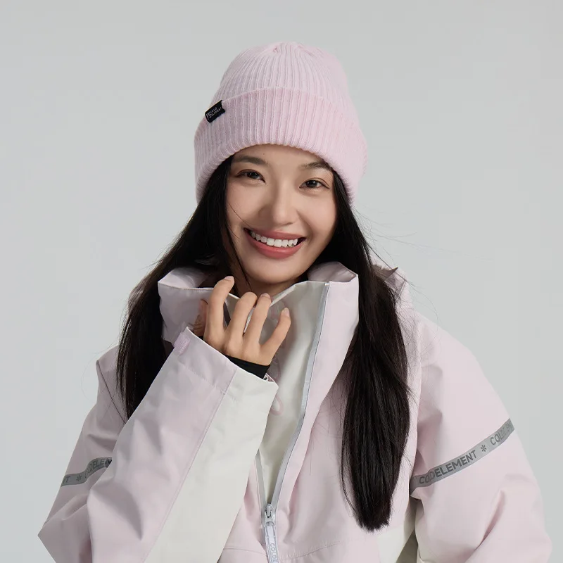 2025 Gorro de invierno de punto cálido Gorro de lana versátil unisex para esquiar al aire libre y otras actividades de invierno