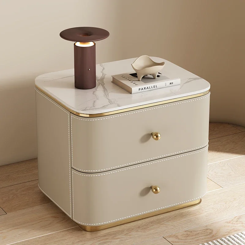 

Design Storage Bedside Table Italian Glamour Display Creative Bedside Tables Delicacy Luxury Table De Chevet Bedroom Furniture