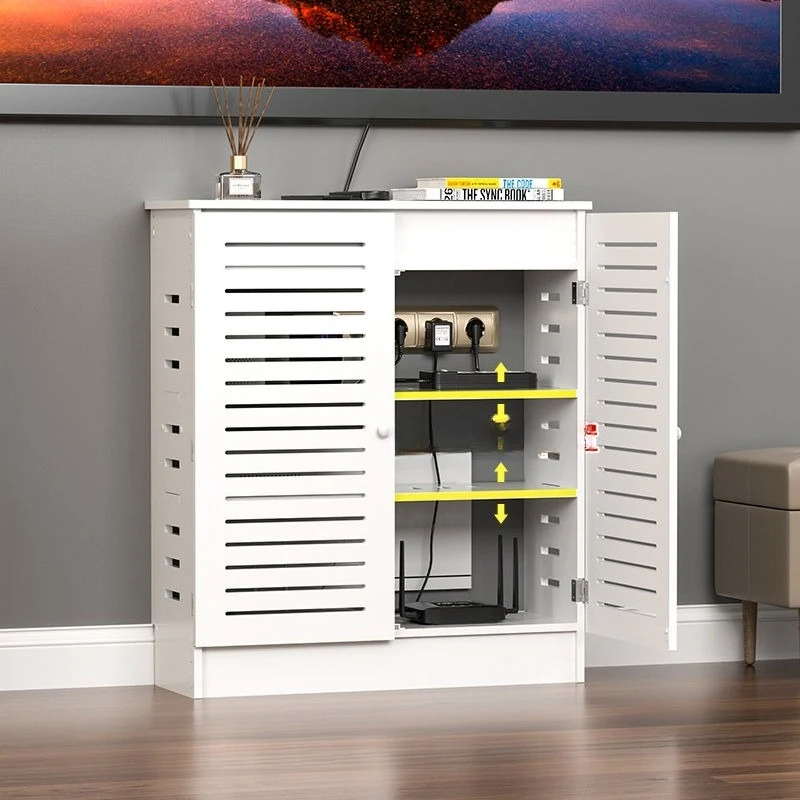 

Multimedia hub box, blocking router storage cabinet