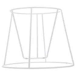 1Pc Iron Chandelier Bracket Ceiling Pendant Light Frame Bedside Lampshade Frame Iron Lamp Shade Frame Modern Lampshade Holder