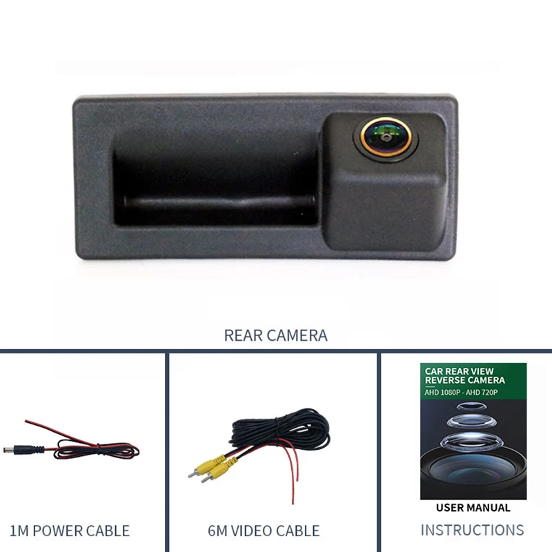 AHD 1080P Car Reverse Camera For Audi A3 A4L Volkswagen C-TREK Touran L Tiguan L Lavida Plus Sagitar Teramont X Skoda Superb