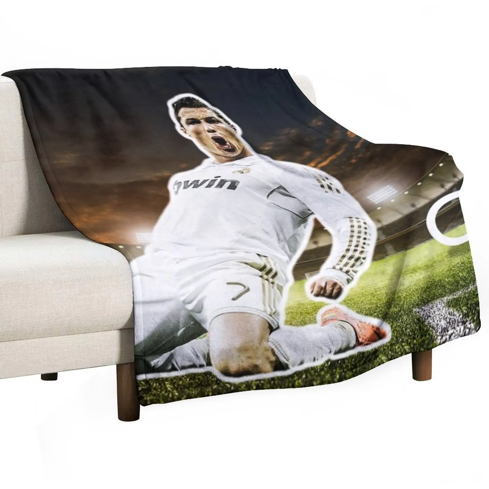 CR7 Throw Blanket All Season Lightweight Soft Blanket for Bed