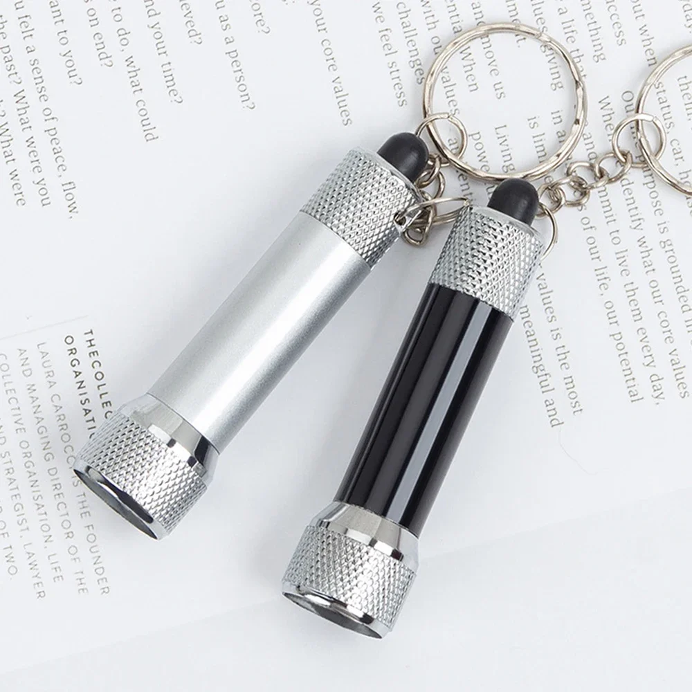 Mini LED Flashlight Keychain Light Emergency Journey Lamp Pocket Small Torch Aluminum Alloy Nocturnal Lighting Lantern