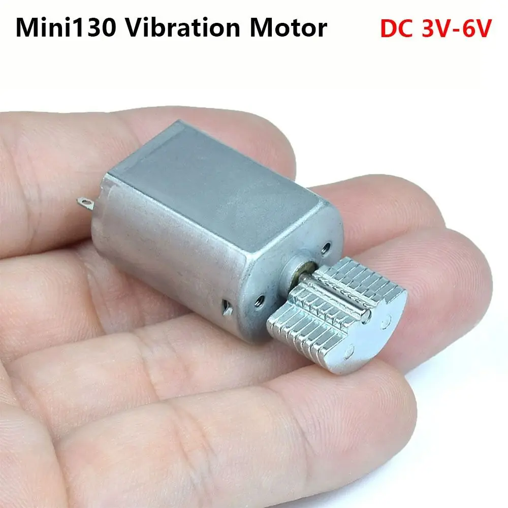 1Pcs DC 3V-6V Mini 130 Vibration Motor Mini 130 Eccentric Wheel 20mm Vibrating Motor 20mm Strong Vibration Micro Vibrating Motor