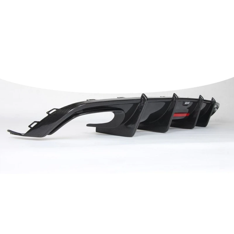 A6 C7 S6 carbon fiber rear bumper diffuser rear lip for Audi A6 wagon body kit 2012-2016