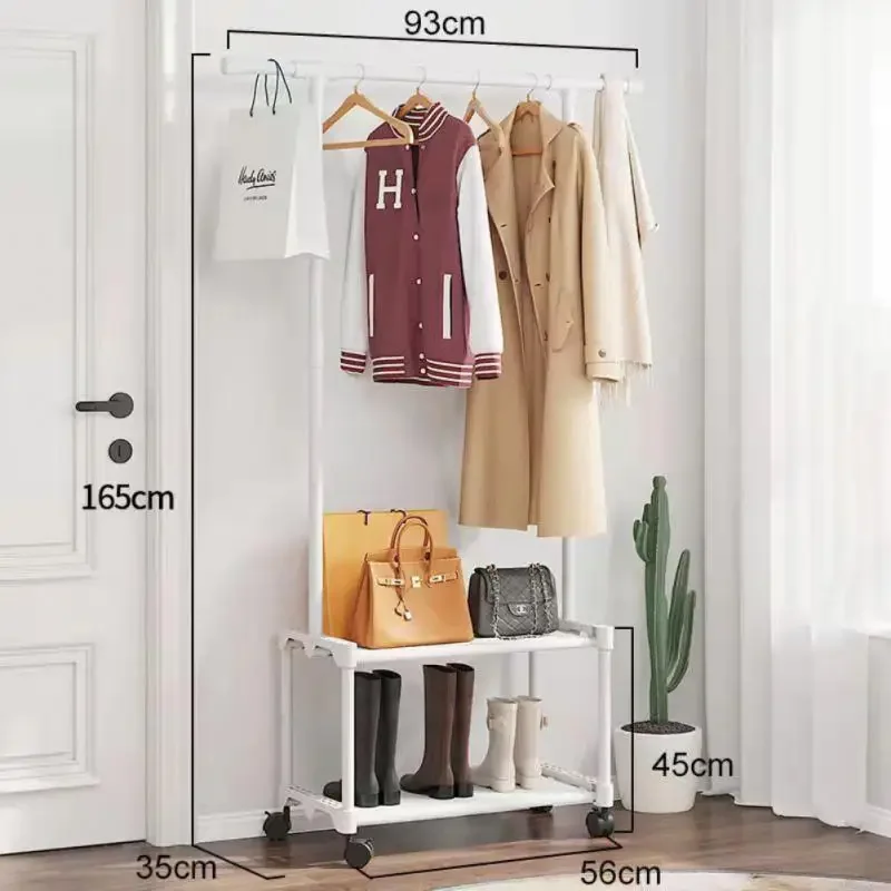 Hanger Stand Furniture for the Living Room Storage Shelves Shoerack Clothes Rack Foldable Night Galan Bedroom Coat Rack Sofa