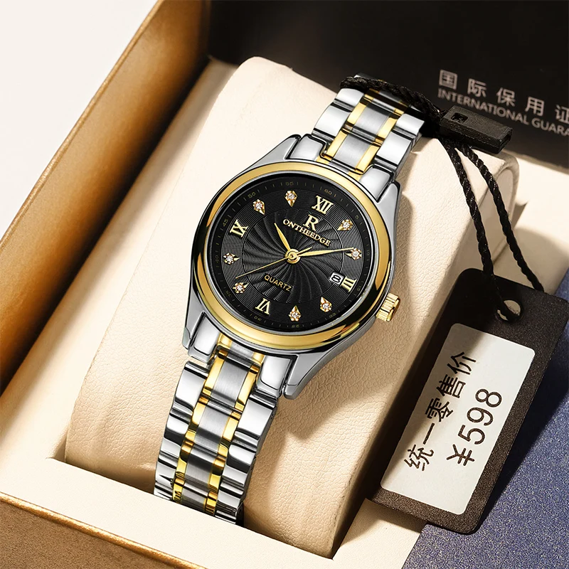 

Relogio Feminino Luxury Top Brand Ladies Watch Waterproof Stainless Steel Strap Fashion Wristwatch Date Clocks Watch For Women