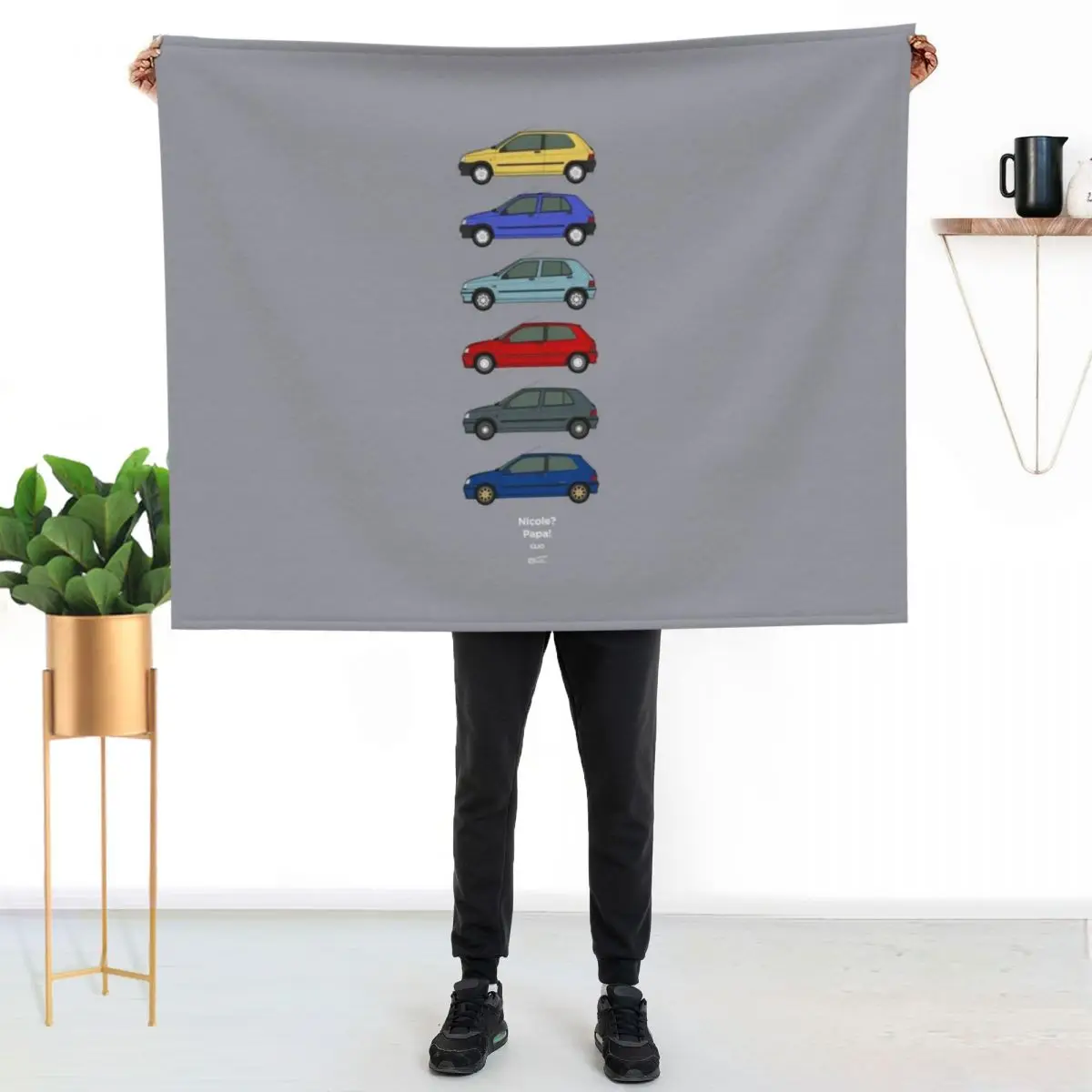 mk1 Clio Classic car collection Throw Blanket bed plaid Polar Thermals For Travel Flannel Fabric Decoratives Baby Blankets
