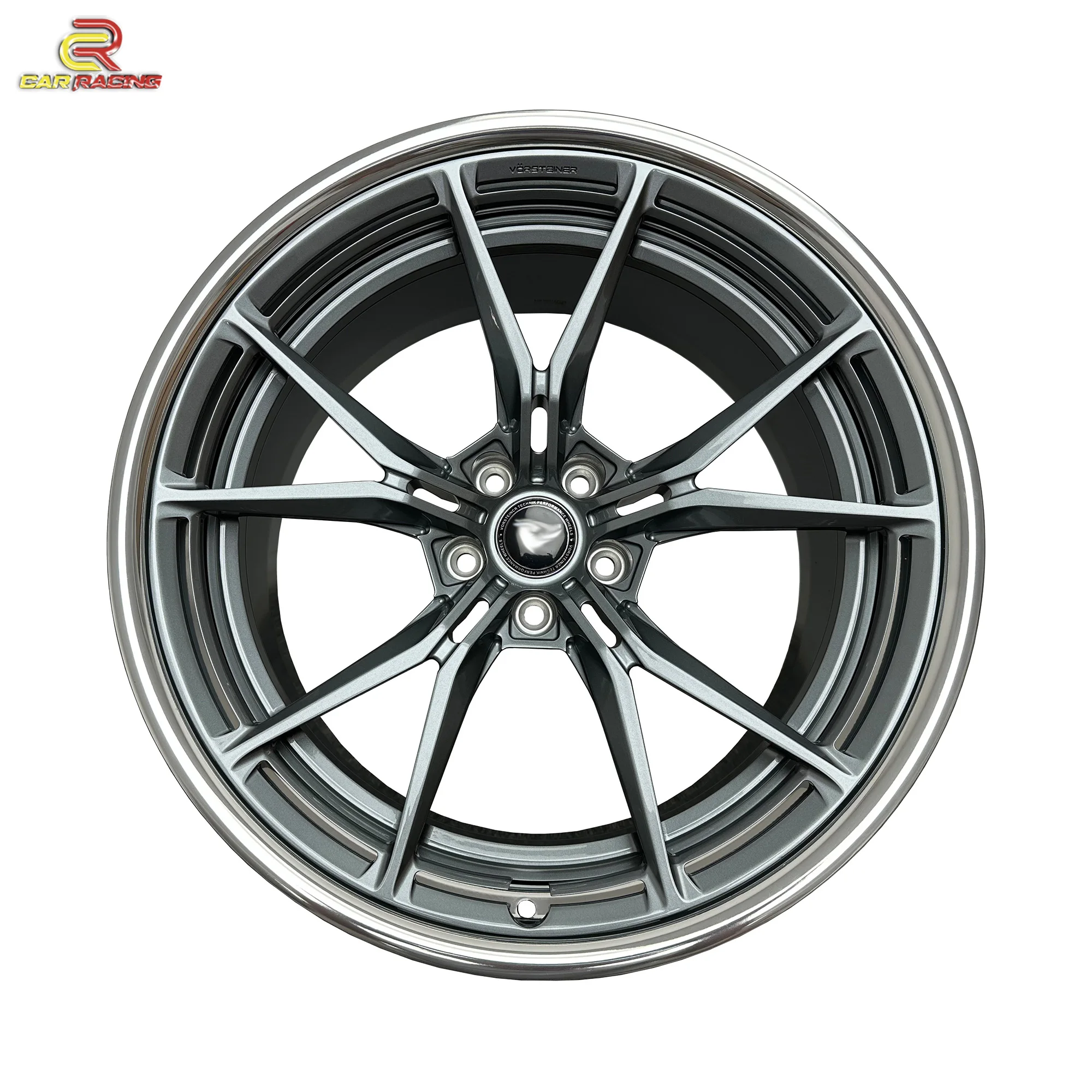 

Профессиональный высококачественный автомобиль и спортивный автомобиль, индивидуальная ступица колеса, персонализированные серые колесные диски для колес из алюминиевого сплава R8, автомобиль