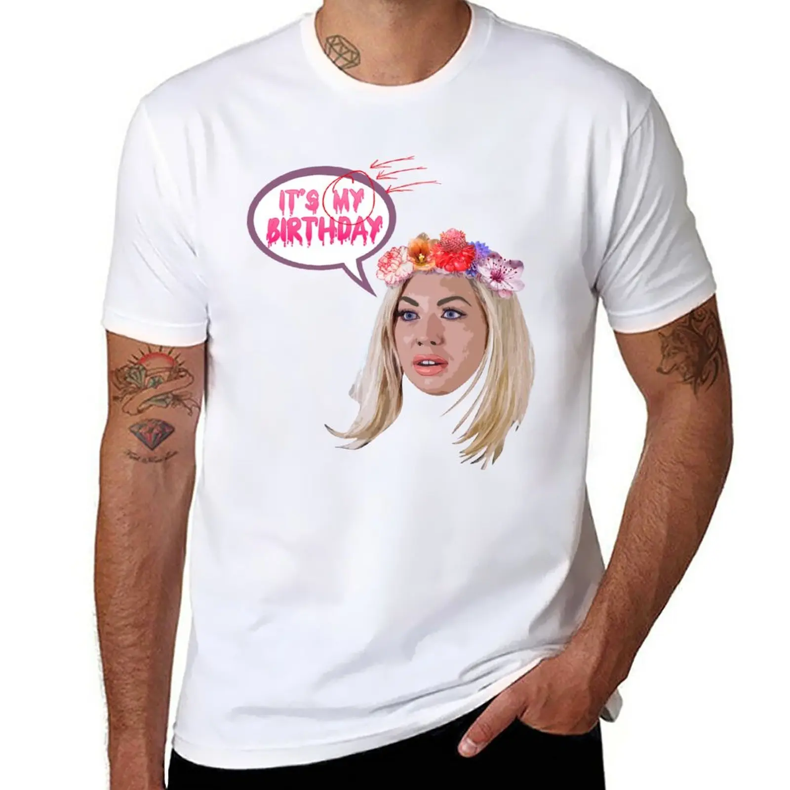 Stassi Schroeder - It's MY Birthday T-Shirt sports fans summer tops summer top boys animal print heavy weight t shirts for men