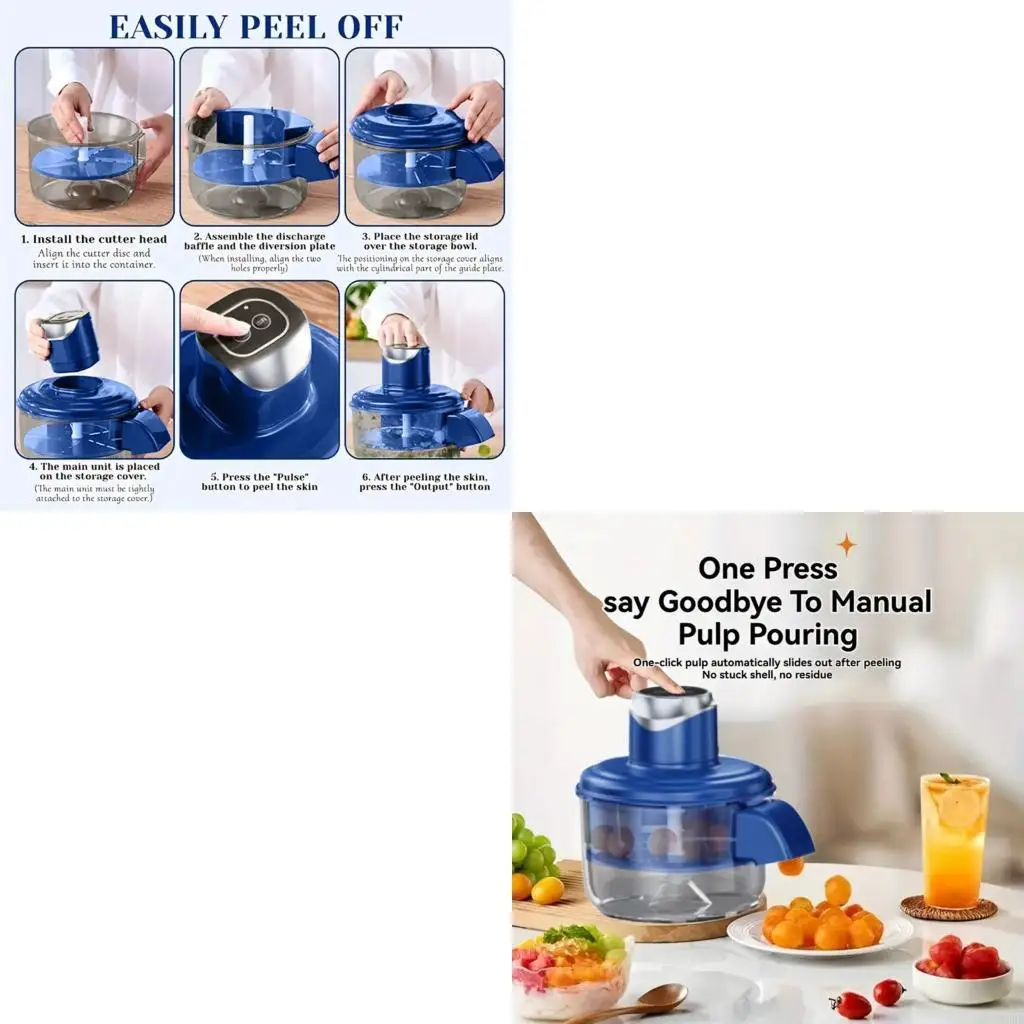 آلة تقشير العنب الكهربائية التلقائي آلة تقشير الثوم الفاكهة الصغيرة #1