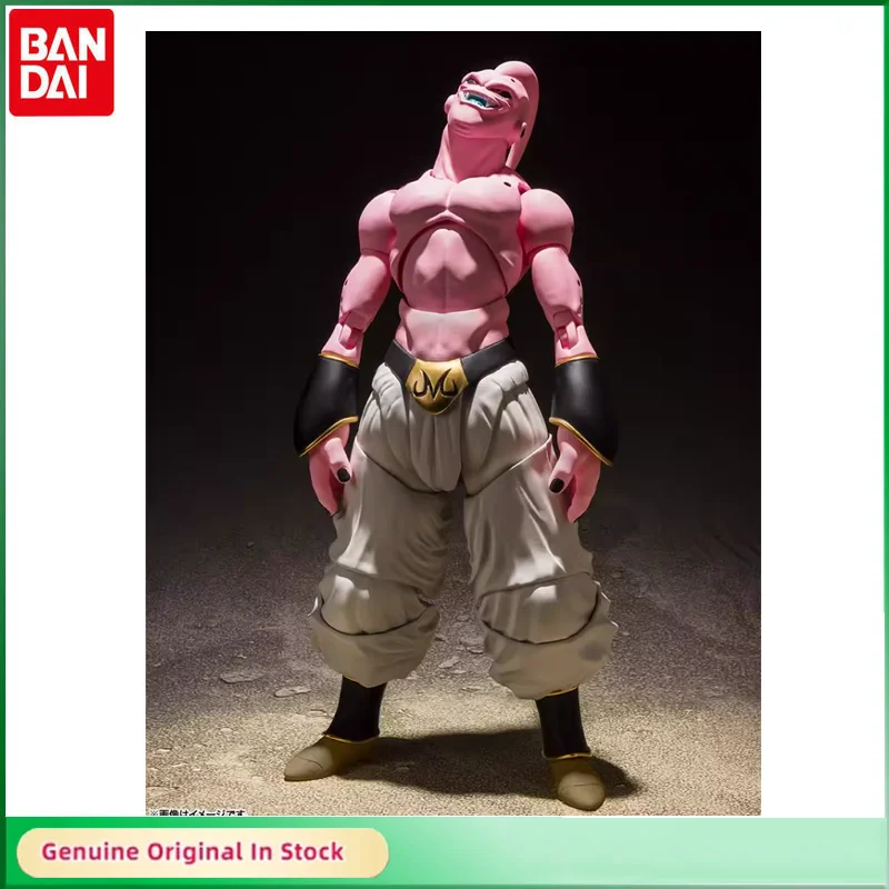 Original BANDAI SHFiguarts Dragon Ball Z Thin Majin-Boo PVC Anime Action Figure Active Joints Model Collectibles Gift