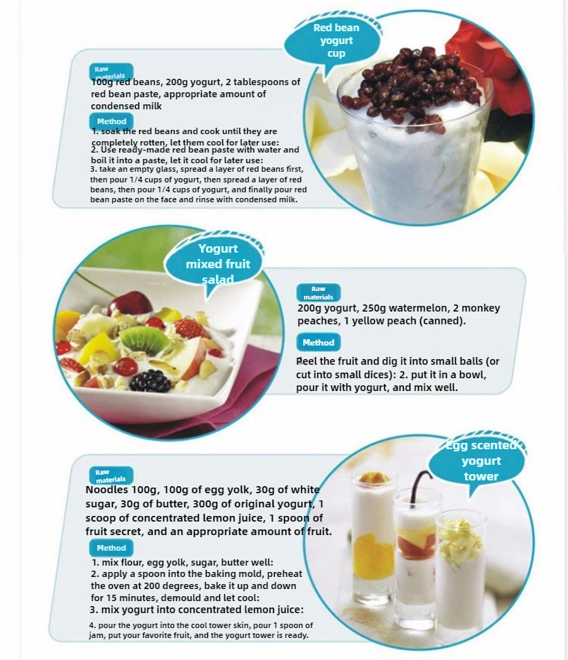 Máquina automática de yogur, máquina de fermentación de temperatura constante casera multifuncional, máquina Natto 360 °   Fermentación