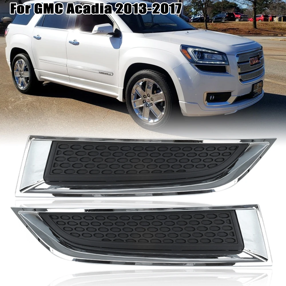 

Fog Light Cover For GMC Acadia 2013-2016 2017 Front Bumper Headlight decorative frame bezel covers grill car accessories