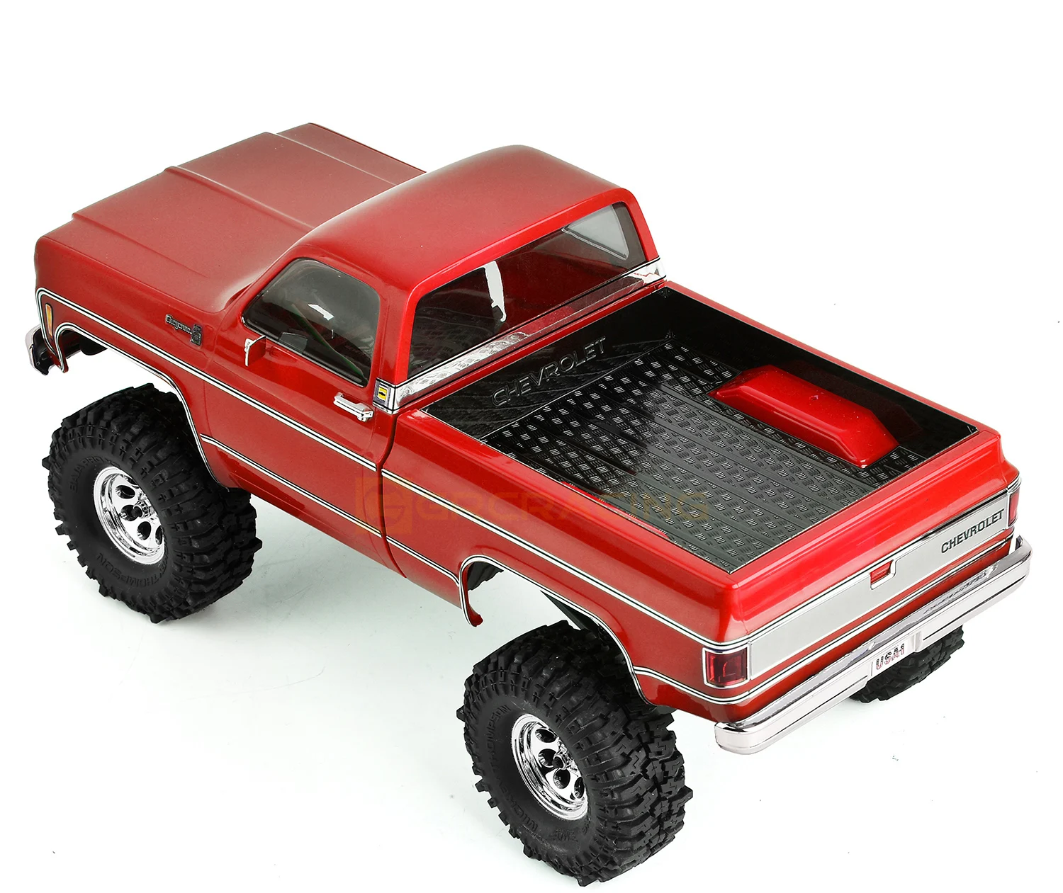 TRX4M Cargo Box en acier inoxydable feuille décorative voiture Shell Protection feuille pour 1/18 RC inoler voiture Traxxas TRX4-M Chevrolet K10