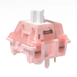 KBDiy Sakura Switch Linear Switches 37g for Gaming Mechanical Keyboard KIT Pink Factory Lubed Custom DIY MX HIFI 5Pin GMK67 Hi75