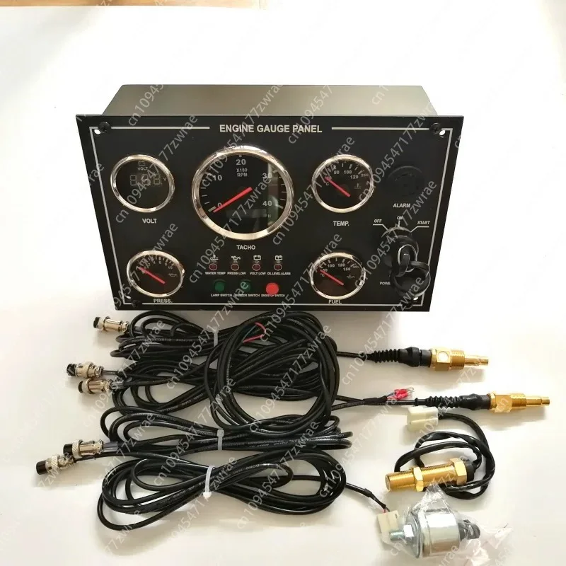 Instrument Box Assembly Engine Generator Set Vehicle and Ship General Combination Instrument Panel Supporting Sensor