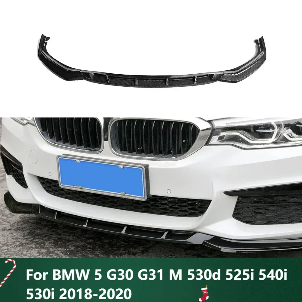 

New！For BMW 5 G30 G31 M 530d 525i 540i 530i 2018-2020 Front Lower Bumper Chin Lip Splitter Diffuser Spoiler Bumper Guard Protect