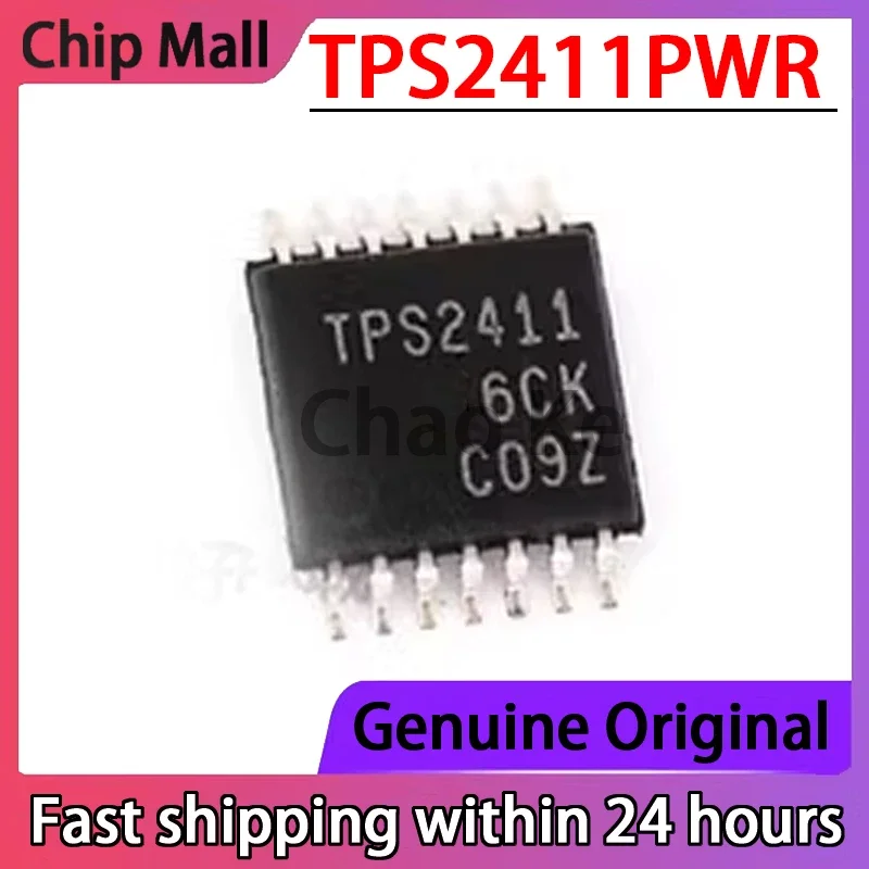 1PCS NEW TPS2411PWR TPS2411P TPS2411 TSSOP14 Controller Chip 