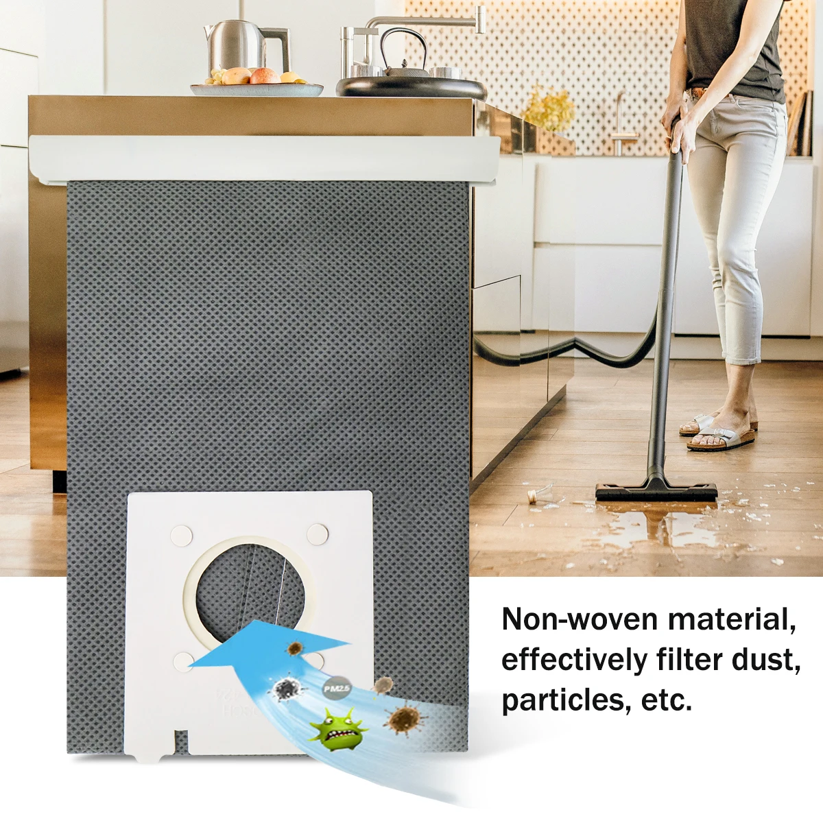 1 Máy Tính Có Thể Giặt Máy Hút Bụi G Loại G Bụi Vải Túi Typ G Cho Bosch & Siêu Bền BSG6 BSG7 BSGL3126GB GL30 ProEnergy Hoover Túi