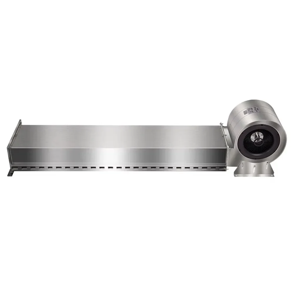 ForCommercial Centrifugal Air Curtain Machine 1.35m/2m Stainless Steel Door Head Special Cold Storage Air Curtain Motor Movement
