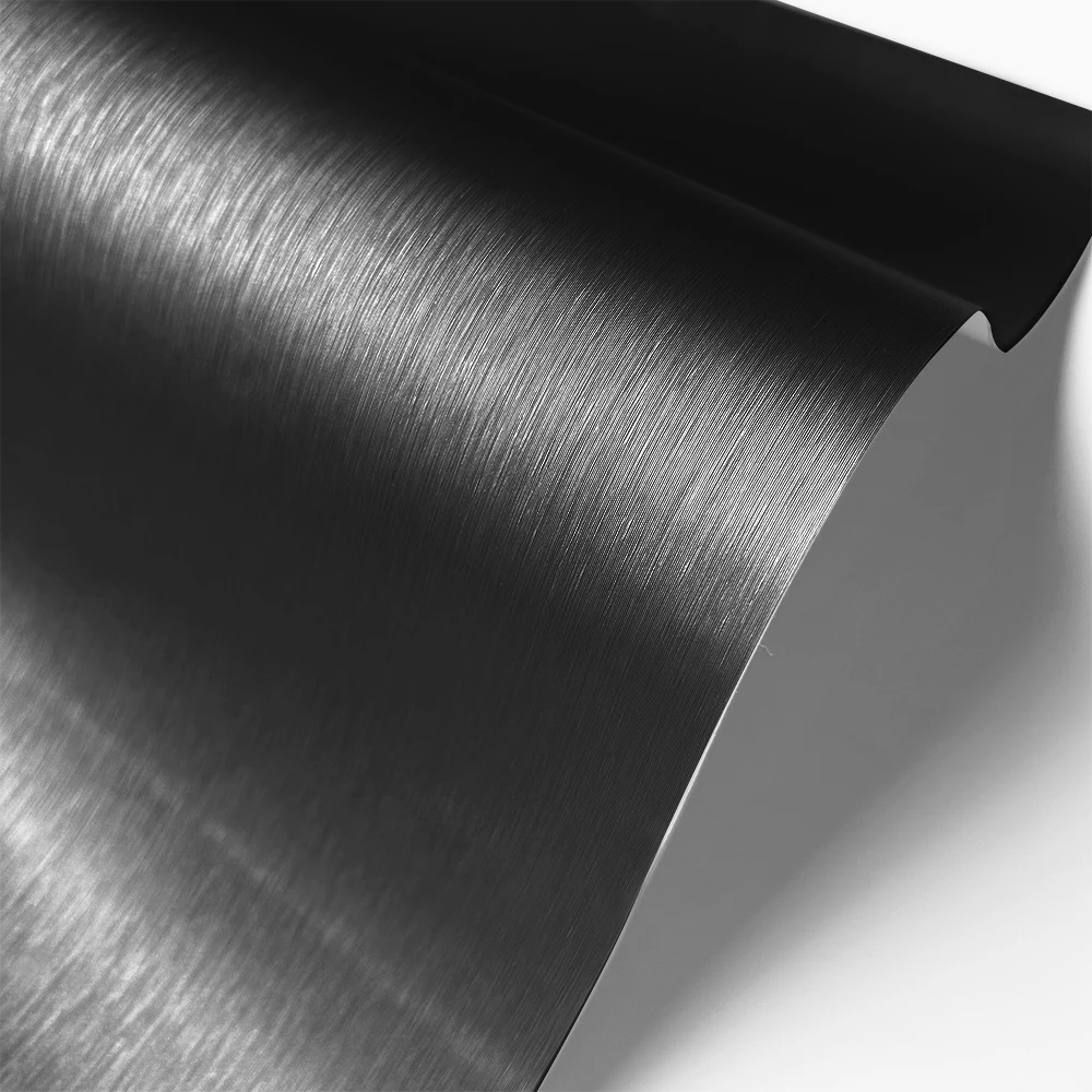 Matt Gebürstete Aluminium-Vinylfolie Silber Autoaufkleber PVC Selbstklebender Schutzaufkleber mit Luftfreisetzung Motorrad-Zubehör – Detail 11