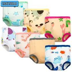 Novo ecológico fraldas reutilizáveis bebê crianças algodão potty calças de treinamento infantil shorts roupa interior pano fralda fraldas criança calcinha